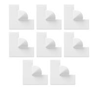 Lotsdonxia 8 Pcs Magnetic Screen Repair Corners - Seamless Door and Window Repair, Eco-Friendly Mosquito Control for UK Homes (White)
