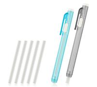 Lotsdonxia 8-Piece Eraser Kit Retractable Pen Style Erasers Set for School Office Drawing Sketching and Writing Easy to Use and Replaceable Design Eraser
