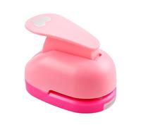 Lotsdonxia A Heart-shaped Paper Punch for Crafting DIY Projects - Ideal for Scrapbooking, Photos, and Greeting Cards; Features a Homemade Heart Design -1 Punch (Random Color)