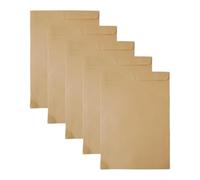 Lotsdonxia A4 Gusset Envelopes, Brown Kraft Expanding Mailing Bags Set of 5 | Kraft paper 229x324mm, side gusset for bulky items, peel and seal closure for secure post
