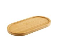 Lotsdonxia Bamboo Soap Dish & Organiser Tray - Natural Wood Bathroom Countertop Tray for Soap, Jewellery, Cosmetics, Kitchen Dresser Holder for Snacks, Fruit, Tea