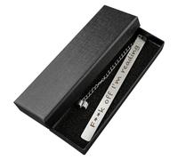 Lotsdonxia Bookmarks Set - Engraved Inspirational Quotes Stainless Steel Bookmarks for Graduation Gifts, Book Lovers, Students, and Readers
