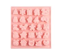 Lotsdonxia Christmas Chocolate Moulds Set - Food Grade Silicone Baking Molds with Santa, Tree, Gingerbread Man and Other Designs for DIY Candy, Cake Decorations or Festive Treats