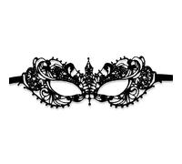 Lotsdonxia Elegant Black Lace Masquerade Mask Stylish Mystery and Glamour Design for Carnivals, Proms, and Parties Outfit (Regular)