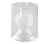 Lotsdonxia Golf-Inspired Whiskey Glasses - Unique Golf Ball-Shaped Design Lead-Free Glass Drinking Tumblers for Home Bars, Parties, and Gifting