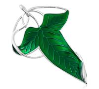 Lotsdonxia Green Leaf Alloy Brooch Pin - Retro Three-Dimensional Elf Design Badge Fashion Accessory for Clothing Unique Gift for Friends