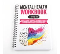 Lotsdonxia Guided Mental Health Journal, Daily Reflection Diary for Stress Relief, Emotional Well-Being, Self-Care Prompts, Mindfulness Practice