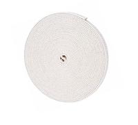 Lotsdonxia Handheld Flat Cotton Wick for Oil Lamp Replacement - Suitable for 10mm Oil Burner and Kerosene Lamp Wicks