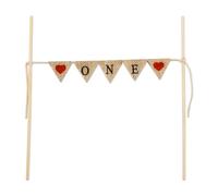 Lotsdonxia Handmade First Birthday Cake Topper, Large 1st Celebration Number One Decor with Photo Prop for Baby Showers, Cake Smash Photos and Party Supplies