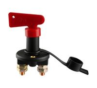 Lotsdonxia Heavy-Duty Waterproof Battery Isolator Switch 12V with 2 Keys M10 Terminal Emergency Cut Off for Car, Marine, Truck ATV, Corrosion-Resistant Safety Power Kill