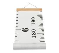 Lotsdonxia Kids Height Chart Wall Ruler - 200cm Removable Canvas Growth Measurement with Dual Inch/Centimeter Scale, Baby Toddler Height Tracker Marker for Nursery, Bedroom Decor
