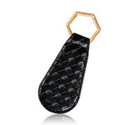 Lotsdonxia Leather Magnetic Hat Clip, Available in Black, White, and Brown - Portable Hat Holder for Travel and Handbag Accessories