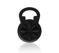 Lotsdonxia Magnetic Sunglass Button Style Holder for Clothes - Silicone Eyeglasses Clip with Strong Grip, Universal Frame Support, Travel-Friendly Design for Men & Women (Black)