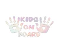 Lotsdonxia Personalised Baby on Board Laser Car Sign, Reflective Window Safety Decal with Strong Adhesive, Easy to Apply and Remove, Waterproof and Fade-Resistant for Family Vehicle Protection