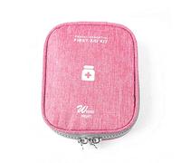 Lotsdonxia Portable Multi-Purpose Empty Storage Bag for Mini First Aid Kit, Ideal for Travel, Camping, Hiking, and Outdoor Activities（Red）