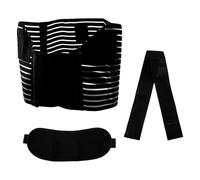 Lotsdonxia Pregnancy Support Belt XL with Adjustable Extender - Maternity Belly Band for Back Pelvic Hip Pain Relief, Breathable Support During Second & Third Trimester (Black)