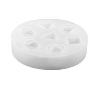 Lotsdonxia Professional Silicone Dice Mold Set for Resin Casting - 7 Piece Polyhedral Dice Mould with Numbered Cavities (D4, D6, D8, D10, D12, D20) for DIY Tabletop Game Accessories