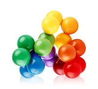 Lotsdonxia Rainbow Fidget Ball - 20 Interconnected Sensory Balls for Kids, Autism and ADHD Focus, Quiet Travel Desk Toy, Safe Educational Gift for Boys Girls