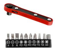 Lotsdonxia Ratchet Wrench Set Mini 36-Tooth L-Bend Screwdriver Ideal for Maintenance in Narrow Spaces and Crevices