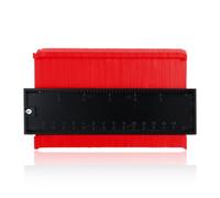 Lotsdonxia Red ABS Metal Locking Profile Gauge, 14cm Shape Duplicator for Woodworking, Carpentry, Tiling and DIY Projects