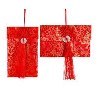 Lotsdonxia Red Envelopes with Chinese Elements Lucky Money Pockets Elegant Greeting Gift for Chinese New Year, Wedding, Gift Giving, and Special Occasions