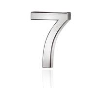 Lotsdonxia Self-Adhesive 3D House Numbers 0-9, Waterproof ABS Door Number Stickers, Modern Mirror Finish Address Numbers for House, Flat, Hotel Room, Mailbox, Office & Street Sign