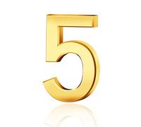 Lotsdonxia Self-Adhesive 3D House Numbers 0-9, Waterproof ABS Door Number Stickers, Modern Mirror Finish Address Numbers for House, Flat, Hotel Room, Mailbox, Office & Street Sign