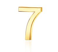 Lotsdonxia Self-Adhesive 3D House Numbers 0-9, Waterproof ABS Door Number Stickers, Modern Mirror Finish Address Numbers for House, Flat, Hotel Room, Mailbox, Office & Street Sign