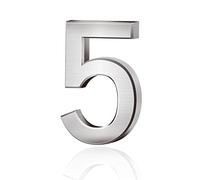 Lotsdonxia Self-Adhesive 3D House Numbers 0-9, Waterproof ABS Door Number Stickers, Modern Mirror Finish Address Numbers for House, Flat, Hotel Room, Mailbox, Office & Street Sign