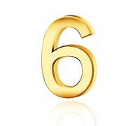 Lotsdonxia Self-Adhesive 3D House Numbers 0-9, Waterproof ABS Door Number Stickers, Modern Mirror Finish Address Numbers for House, Flat, Hotel Room, Mailbox, Office & Street Sign