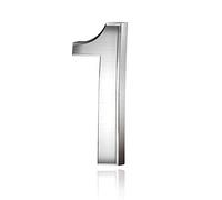 Lotsdonxia Self-Adhesive 3D Silver Numbers (0-9) for Addressing House, Apartment, Hotel, and Street Room Doors as Mailbox Stickers-1