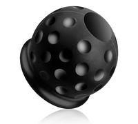 Lotsdonxia Soft Rubber Trailer Ball Head Cover Durable Protection for 50mm Hitch Balls for Abrasion-Resistant Dust-Proof Sleek Design Enhanced Style (Black)