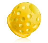 Lotsdonxia Soft Rubber Trailer Ball Head Cover Durable Protection for 50mm Hitch Balls for Abrasion-Resistant Dust-Proof Sleek Design Enhanced Style (Yellow)