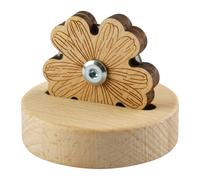 Lotsdonxia Solid Wood Carved Petal Wire Cutter SK5 High Carbon Steel Flower Daisy Thread Snip Cutter Suitable for Sewing DIY Crafts