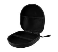 Lotsdonxia Universal Large Headphone Case - Protective Storage Pouch with Lanyard, Shockproof Earpad Cover for Travel, Home and Office Accessory Organisation (Black)