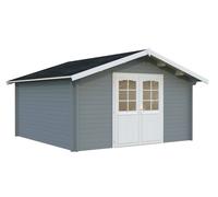 Lotta L (4x4m | 13.9m2 | 34mm) Traditional Square Garden Log Cabin