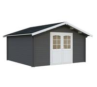 Lotta L (4x4m | 13.9m2 | 34mm) Traditional Square Garden Log Cabin