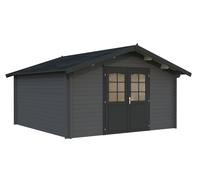 Lotta L (4x4m | 13.9m2 | 34mm) Traditional Square Garden Log Cabin