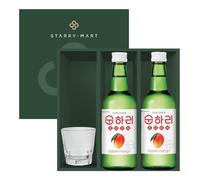Lotte Chum Churum SOONHARI Soju - Apple Mango Flavour 360ml 12% Alc./Vol (Pack of 2)