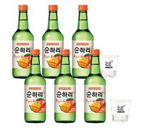 Lotte Chum Churum SOONHARI Soju - Apple Mango Flavour 360ml 12% Alc./Vol (Pack of 6)