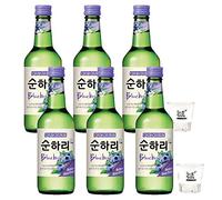 Lotte Chum Churum SOONHARI Soju - Blueberry Flavour 360ml 12% Alc./Vol (Pack of 6)