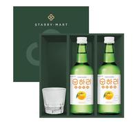 Lotte Chum Churum SOONHARI Soju - Citron Flavour 12% Alc 360ml (Pack of 2)