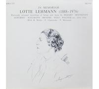 Lotte Lehmann - In Memoriam [Vinyl LP]