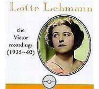 Lotte Lehmann - Victor recordings (1935-1940)