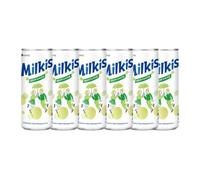 Lotte Milkis Carbonated Drink with Melon Flavour Beverage 250ml (6 Cans) Refreshing Korean Cream Soda with Fruity Twist