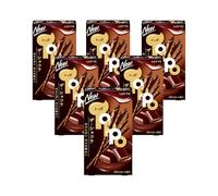 Lotte Toppo The Chocolat Chocolate Filled Biscuit Sticks 72g Pack, Crispy Cocoa Biscuit Sticks with Rich Chocolate Filling, Authentic Japanese Snack (Pack of 6)