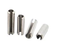 lotted Spring Roll Pin, 304 Stainless Steel Slotted Split Spring Pins GB879 Multiple Sizes 90 Pcs(M2.5 20pcs,8mm)