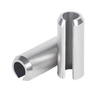 lotted Spring Roll Pin, 304 Stainless Steel Slotted Split Spring Pins M6x(10-70mm) Assorted(M6x50mmx2pcs)