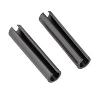 lotted Spring Roll Pin, Slotted Split Spring Pins Carbon Steel Assortment M2.5x(10-18)mm(Select Size Name)