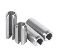 lotted Spring Roll Pin, Slotted Split Spring Pins M8 304 Stainless Steel 16-80mm Assorted Pack(M8x70mm-5pcs)